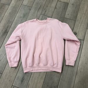 Light pink “have a good day” crew neck, size medium